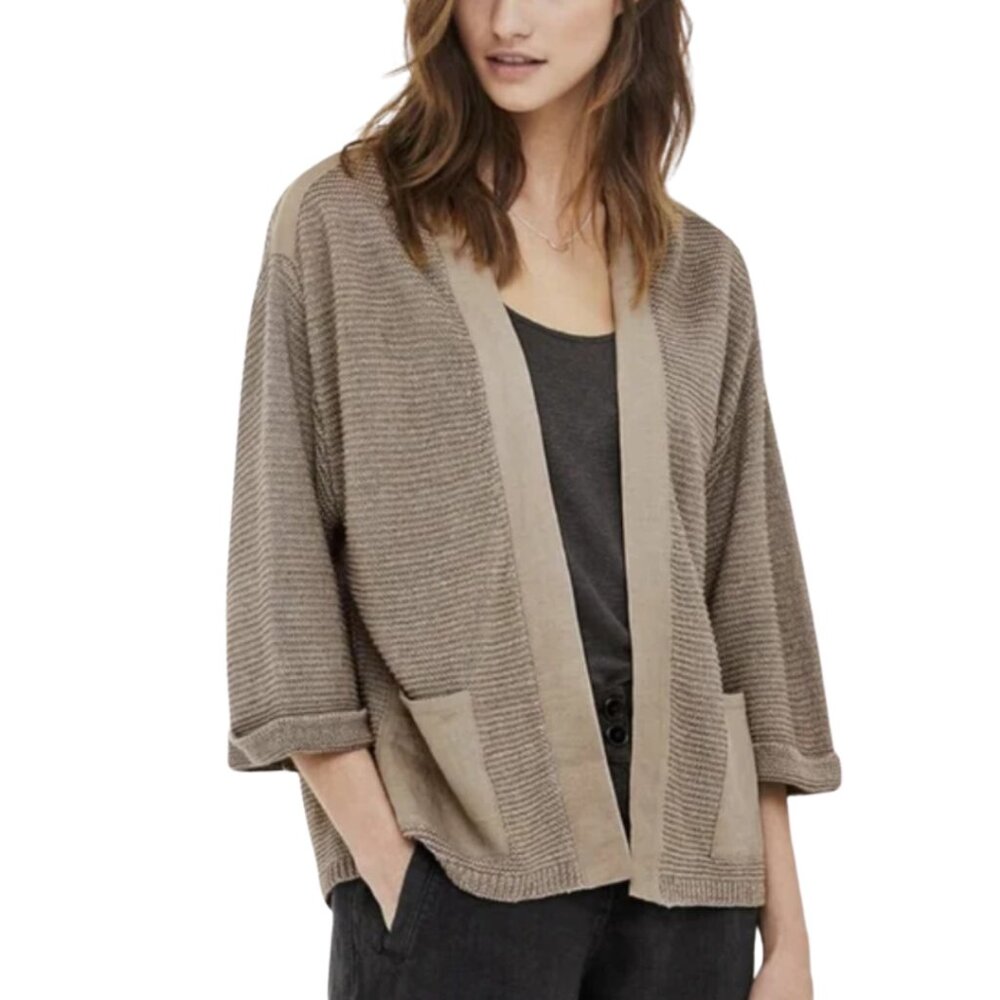 Poetry Linen Cardigan Size 12-14